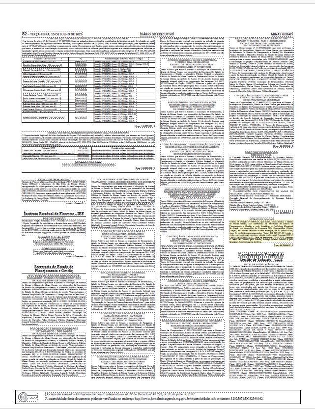 Termo de Doação Eletrônico nº 48/2025 - Seplag (Diretoria de Rede Física e Patrimônio) e a  Prefeitura Municipal de Araxá