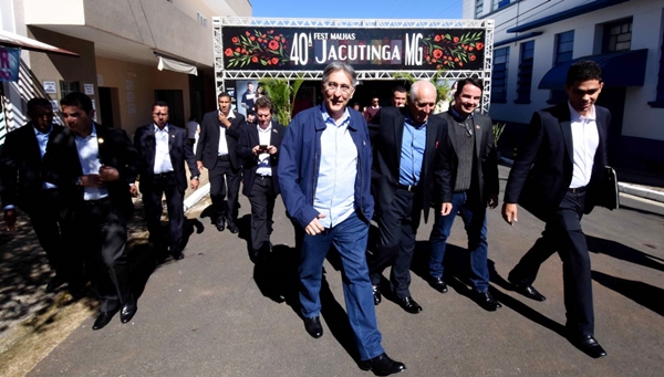 Governador Fernando Pimentel participa da abertura da Fest Malhas, em Jacutinga