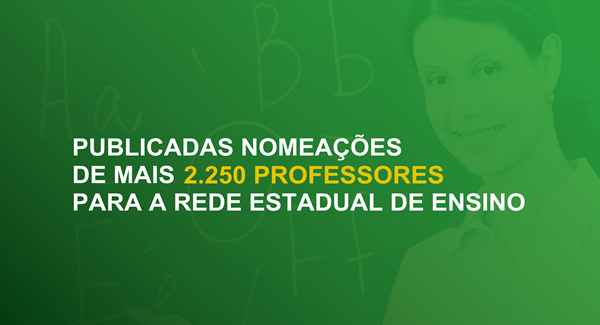 Governo publica mais um lote de nomeações para Educação