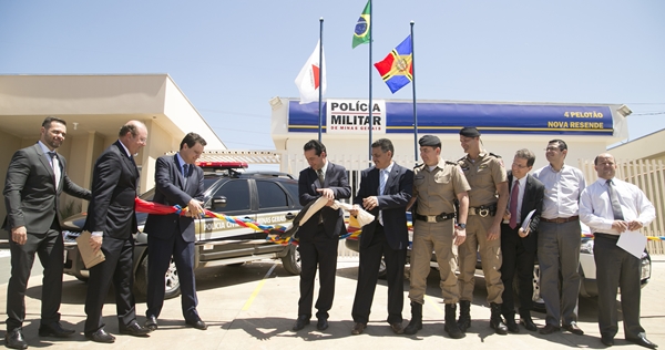 Secretários de Estado inauguram sedes das polícias Civil e Militar em Nova Resende
