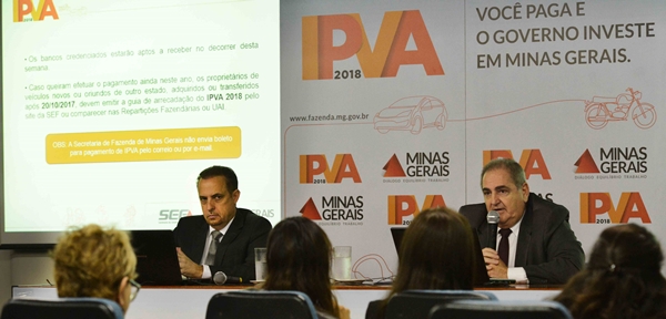 Secretaria de Estado de Fazenda apresenta tabela do IPVA 2018