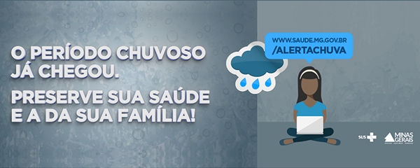 SES-MG lança site com orientações sobre saúde nos períodos de chuva