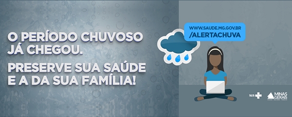 SES-MG lança site com orientações sobre saúde nos períodos de chuva