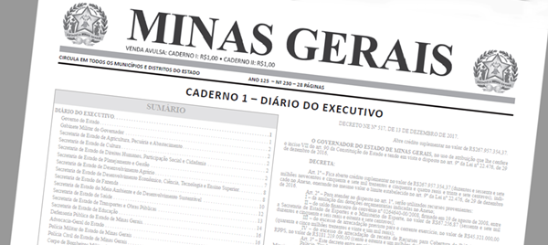 Governo de Minas Gerais publica 928 atos de aposentadoria