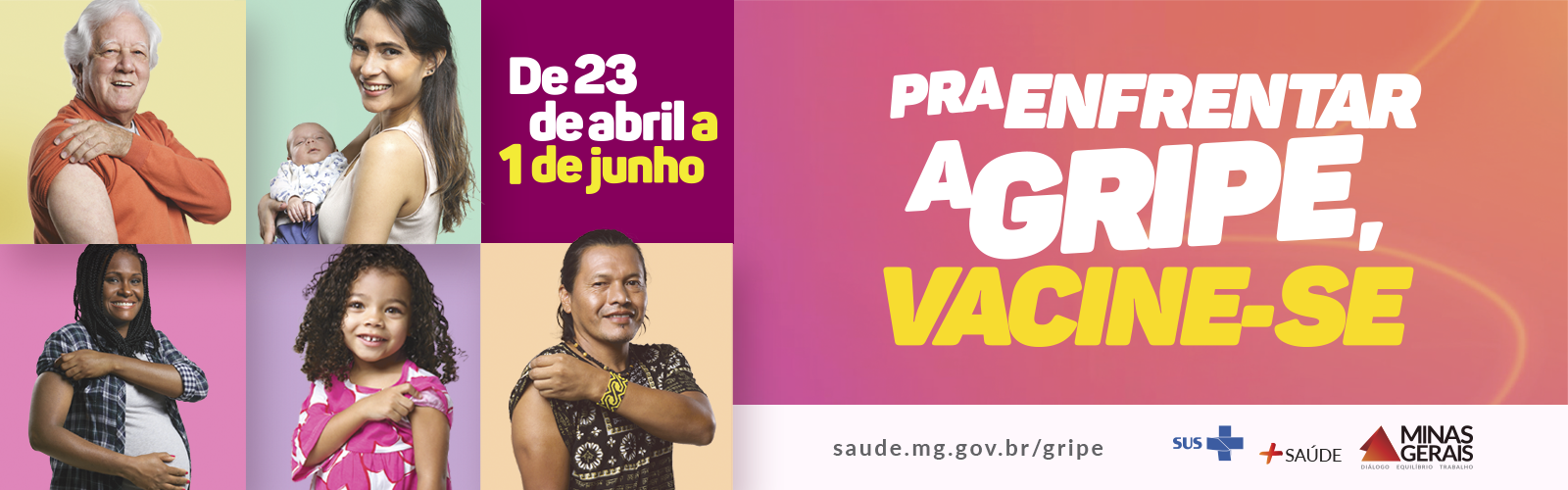 Campanha de vacinação contra gripe começa na próxima segunda-feira