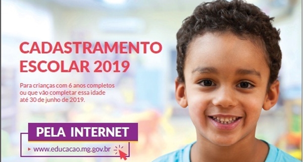  Cadastramento Escolar 2019 começa na próxima segunda-feira (11/6)