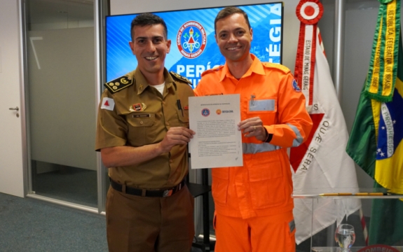 Formalização da parceira do CBMMG com a CEDEC