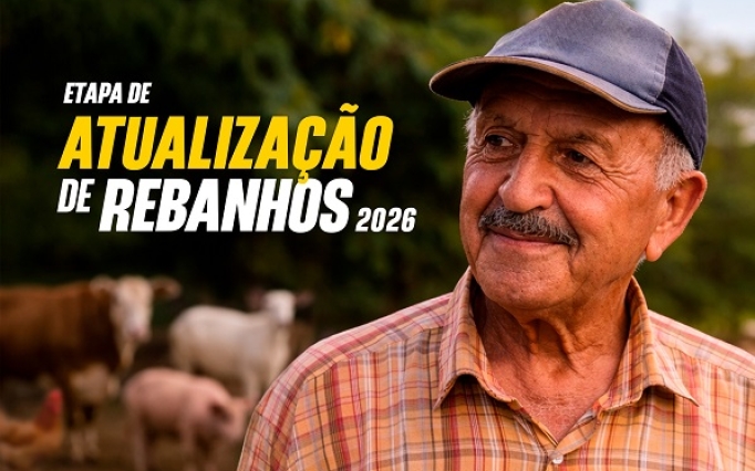 Durante a campanha, os produtores rurais devem informar os dados de todos os animais das propriedades