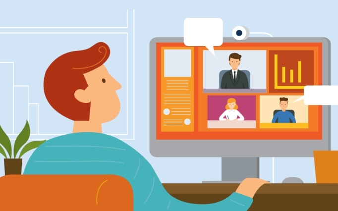 Pessoa usando computador