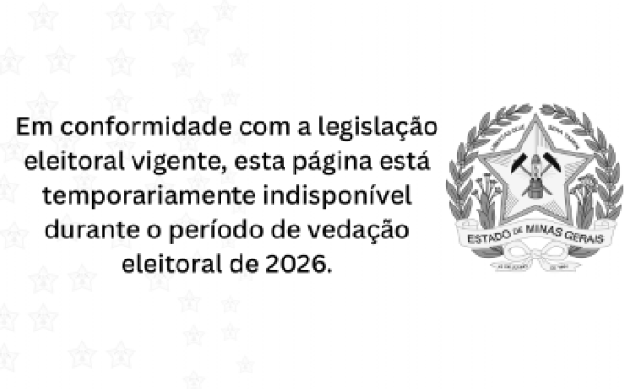 Vedação eleitoral 2026