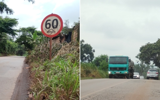 estrada que liga Brumadinho à BR-381