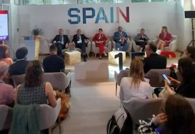 Imagem de painel na COP28