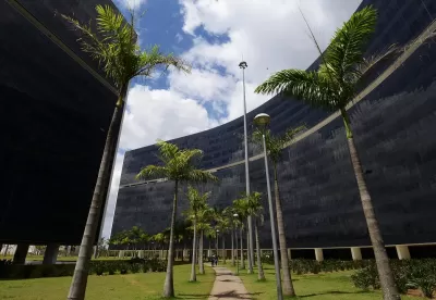 Foto mostra a Cidade Administrativa, sede do Governo de Minas em Belo Horizonte
