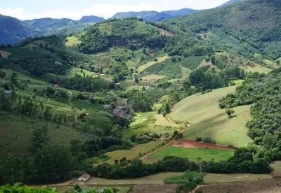 Imagem aérea do campo