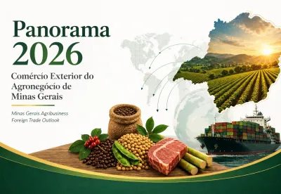 A publicação apresenta o perfil dos principais produtos agropecuários exportados pelo estado