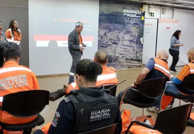 Reunião de alinhamento para o Simulado de Emergência em Juiz de Fora