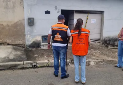 Vistoria técnica em incêndio em São Sebastião do Oeste