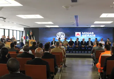 Solenidade de formatura do 4º Curso de Segurança e Proteção de Autoridades