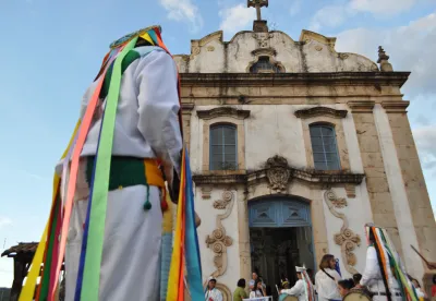 Celebração Grupo de Folias no Recebimento da Imagem de São benedito em Lobo Leite