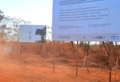 Brumadinho: obra na AMG-930