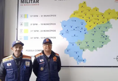 Defesa Civil Estadual e Defesa Civil de Entre Rios de Minas em reunião