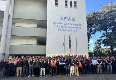 Alunos do Curso de Formação para Agentes de Proteção e Defesa Civil