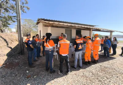 Simulado de alerta de emergência em Vazante