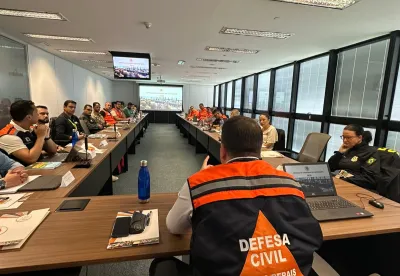 Fase presencial do curso de SCO administrado pela Defesa Civil de Minas Gerais