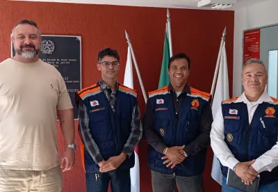 Defesa Civil Estadual em Santa Vitória para reunião com novo COMPDEC