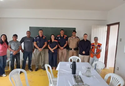 Reunião com COMPDEC de Machacalis