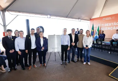 Evento de conclusão da pavimentação de trecho da MG-060