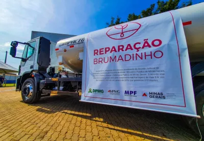 Entrega de máquina em São Joaquim de Bicas