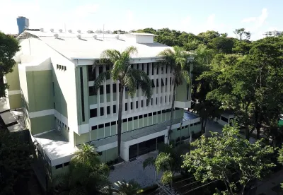 Vista aérea da unidade sede da Epamig após as reformas