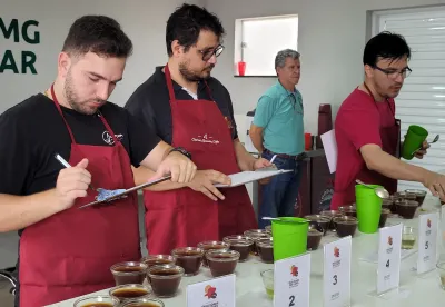 O concurso vem incentivando a melhoria da qualidade dos cafés da região