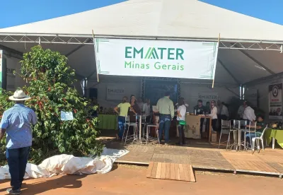Durante a feira, o estande da Emater-MG terá profissionais para tirar dúvidas dos produtroes