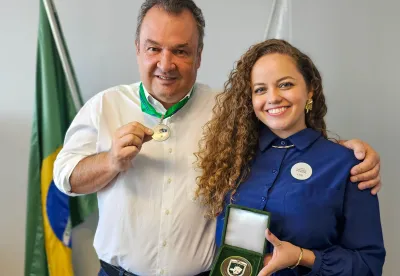 Thales Fernandes e Ariel Miranda recebem são homenageados em evento