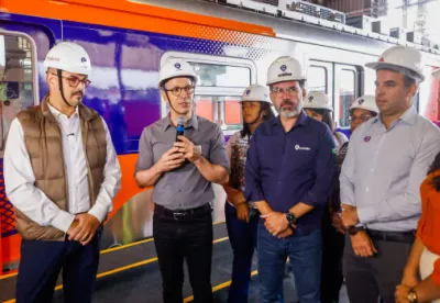 Novo vagão do metrô