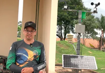 André Luiz Carvalho,  aluno do Instituto Tecnológico de Agropecuária de Pitangui