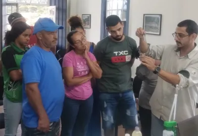 O curso aborda diversos pontos de toda a cadeia produtiva do queijo