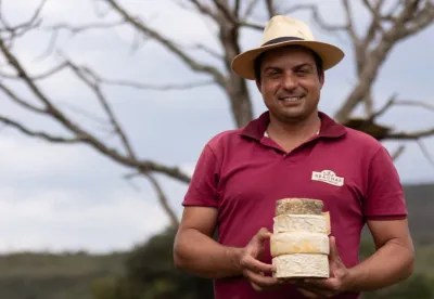 Produtor de queijo Braúnas, Ewerton Sebastião de Almeida: