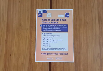 Cidade Administrativa disponibiliza pontos de arrecadação para famílias atingidas pela chuva na Zona da Mata