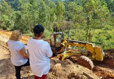 Obras na rodovia Caeté-Barão de Cocais