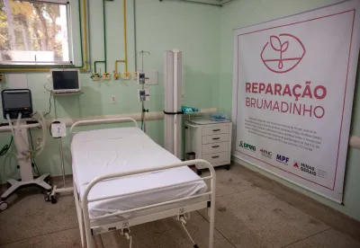 Unidade de saúde em Brumadinho