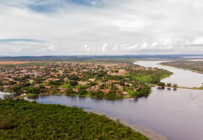 Vista aérea de Morada Nova de Minas - Foto: acervo prefeitura