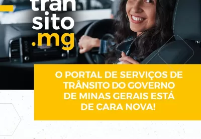 Portal de serviços de trânsito do Governo de Minas está de cara nova 