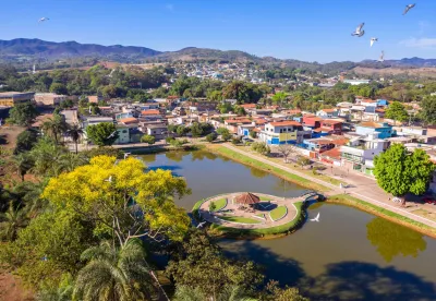 Vista do município de Mário Campos