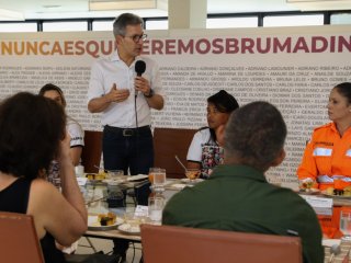 Governador recebe familiares e atingidos pela tragédia em Brumadinho