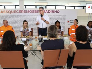 Governador recebe familiares e atingidos pela tragédia em Brumadinho