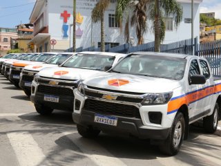 Entrega de kits da Defesa Civil em Barbacena - Outubro de 2021