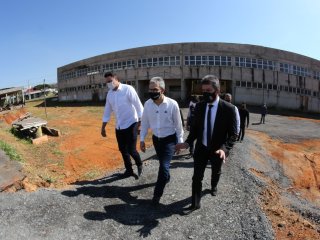 Anúncio da retomada das obras no Hospital Regional de Sete Lagoas - Maio de 2021